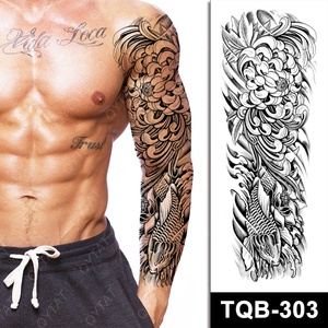 Venta al por Mayor <span class=keywords><strong>de</strong></span> Nuevos Diseños <span class=keywords><strong>de</strong></span> <span class=keywords><strong>Tatuajes</strong></span> Temporales <span class=keywords><strong>de</strong></span> Manga Completa para Hombres y <span class=keywords><strong>Mujeres</strong></span> - Product Image 4