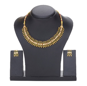 Ensemble de bijoux pour femmes en 4 pièces avec un magnifique collier, collier sautoir, collier plaqué avec un port polyvalent - Product Image 5