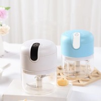 Best verkochte USB oplaadbare elektrische groentehakker, uiensnijder, fruitsnijder, keuken gadget, knoflookpers