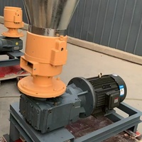 Presse à granulés de bois industrielle haute capacité, alimentée par moteur, pour feuilles de manioc, bambou, maïs, blé et bois domestique