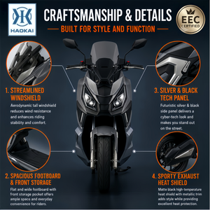 <span class=keywords><strong>Scooter</strong></span> <span class=keywords><strong>a</strong></span> Benzina 150CC Raffreddato ad <span class=keywords><strong>Acqua</strong></span> EEC EURO5, 4 Tempi, Iniezione Elettronica Bosch, CVT, Freni ABS Anteriori/Posteriori, per Adulti, Avventura, Autostrada, Lunga Distanza - Product Image 3