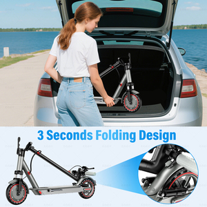 Envío Gratis, Scooter Eléctrico para Adultos, 8.5 Pulgadas, Motor de 250W, 36V, Plegable, Largo Alcance, con Doble Suspensión para la UE - Product Image 2