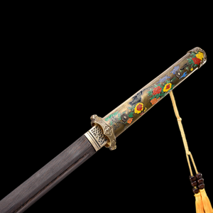 <span class=keywords><strong>ชุด</strong></span>ทองแดงล้วนดอกไม้บานสไตล์ยาวดาบไม้อันเก่าแก่สำหรับตกแต่งรอบๆภาพยนตร์และโทรทัศน์ผลิตในประเทศจีน - Product Image 6