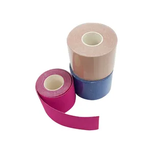 Kinesiologie-Band Sport Kintape Roll Cotton Elastic Adhesive Muskel farbenes Band Kinesiologie Bandage Strain Injury Support