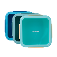 Boîte à lunch bento en plastique avec compartiments et bouteille d'eau pour l'école, récipient pour étudiants compatible micro-ondes
