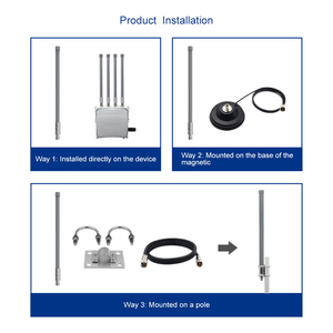 Tăng cao dual-band Wifi Antenna <span class=keywords><strong>Omni</strong></span> Directional-<span class=keywords><strong>Omni</strong></span> sợi thủy tinh 13db Wi-Fi Antenna cho ngoài trời thông tin liên lạc cơ sở - Product Image 3