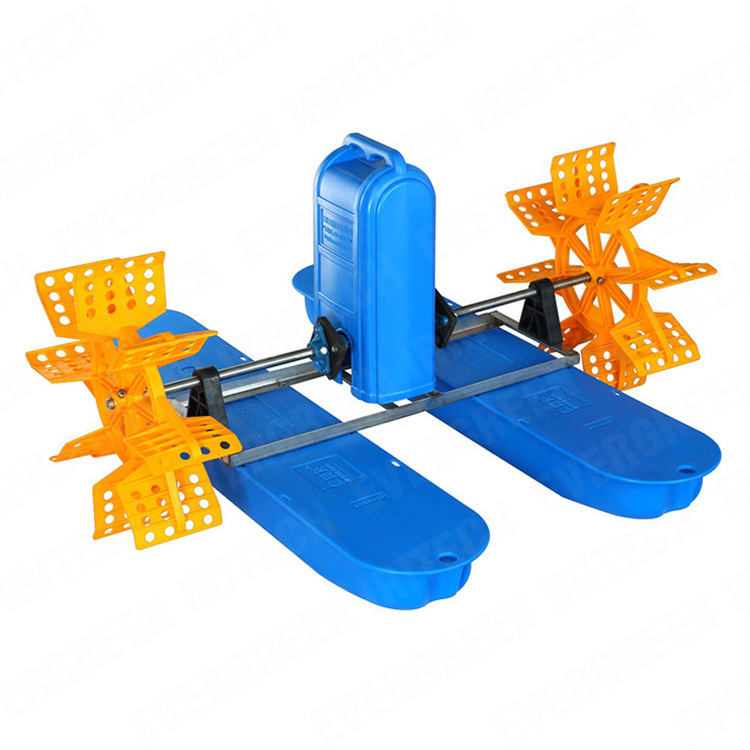 Aquaculture paddle wheel aeration aerator