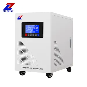 ZX TNS 시리즈 자동 전압 조정기 3 상 380V 안정기 10 kva 15 kva 30 kva 전기 전압 안정기