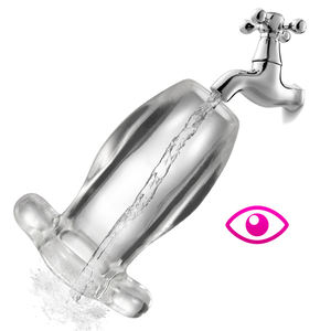 Unisex Masturbator Intimate Goods Vagina Anal Sex Toys <strong>Hollow</strong> <strong>Butt</strong> <strong>Plug</strong> - Product Image 1