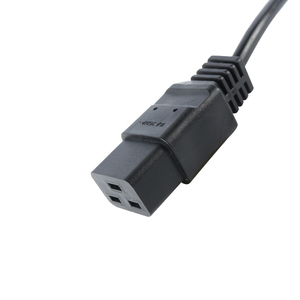 y type power cord textile power cord c19 c20 <strong>plug</strong> socket H05VV-F 3X1.0mm2 - Product Image 3