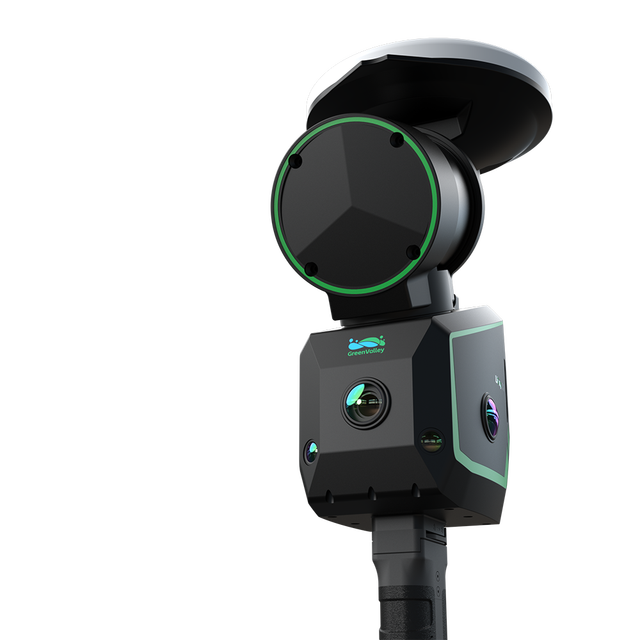 High-Precision LiGrip O2 SLAM LiDAR: 3D Scanner with Panoramic Cameras, 2cm Repeatability for Surveying