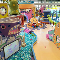 Usine de marque en Chine château vilain multifonctionnel commercial Parent-enfant enfants aire de jeux intérieure équipement de parc d'attractions