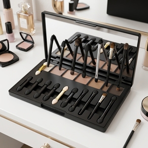 Brochas de Maquillaje Mini Premium Personalizadas al por Mayor para Paletas de Cosméticos, Aplicadores de Sombra de <span class=keywords><strong>Ojos</strong></span> de Tamaño Viaje, Accesorios - Product Image 4