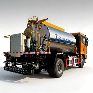 Camion pulvérisateur de bitume isolé SHACMAN X3000 de 10 tonnes, distributeur automatique d'asphalte pour la construction et l'étanchéité routière - Product Image 1
