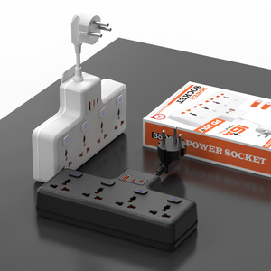 Extension Cable <strong>Socket</strong> Universal Power Strip Surge Protection <strong>Multi</strong> Plug <strong>Socket</strong> Extension <strong>Socket</strong> With Usb And Type C - Product Image 1