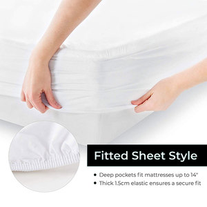 Bantalan Kasur Bambu Anti Air, Pelindung Matras Bambu Anti Bising, 100% Anti Air, Penjualan Terbaik - Product Image 4