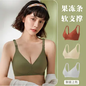 Manufacturers Comfortable U-shaped Beauty Back Postpartum Underwear Front Closure Breathable Nursing Bra For Pregnant Women