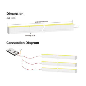 Tubo de Luz LED de Neón Impermeable IP68, Modelo 2NC1220S, Tipo de Curvatura Lateral, 10W/M, DC24V, Cortable a 50mm, CCT Múltiple Opcional de 2700K a 6500K - Product Image 4