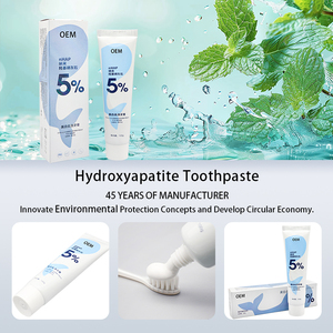Nhãn hiệu riêng tùy chỉnh 5% Hydroxyapatite răng dán làm trắng loại bỏ vết bẩn chống khoang kháng khuẩn kem đánh răng - Product Image 2