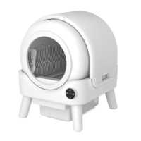 Bac à litière automatique électrique pour chat, toilette intelligente pour chat de 80 L, isolation des odeurs, nettoyage entièrement automatique pour chats