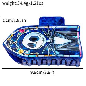 Venta al por Mayor de Accesorios de Pelo con Forma de Garra de Esqueleto de Dibujos Animados de Halloween con Temática de Iglesia para Niños, de Acrílico Personalizado de 10 cm - Product Image 2