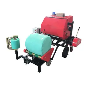 Animal fodder Mini Round Bale Forage Silage Compress Corn Maize Baler Hay Wrapping Machine for sell