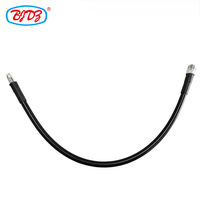 Conector hembra tipo N de fábrica a conector macho RP SMA con conjunto de cable coaxial RF de baja pérdida LMR400 de 0,5 m de longitud
