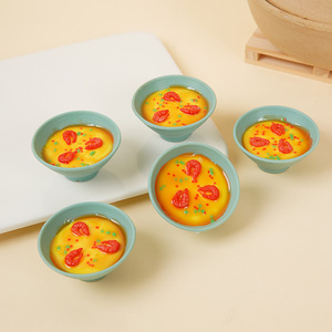 Pendentif réaliste crevette et oeuf à la vapeur, idéal pour le dropshipping, porte-clés amusant en forme de nourriture réaliste, oeuf à la vapeur réaliste - Product Image 1