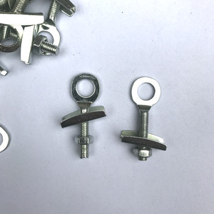 Tensor de cadena de bicicleta, tornillo de ajuste chapado en zinc de acero para bicicleta plegable de engranaje fijo, componente de transmisión - Product Image 4