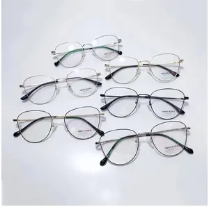 Kacamata Bingkai Optik Bingkai Penuh Bingkai Logam, Kacamata Optik Populer Grosir