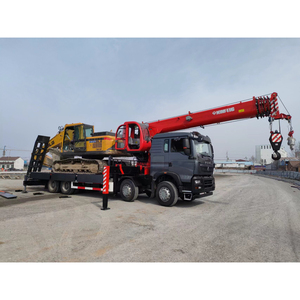 Grue montée sur camion XINFEIGONG, châssis 8x8, 20 tonnes, flèche télescopique à 6 sections, fonction tarière de forage, grue mobile, boîte de vitesses Weichai - Product Image 5