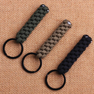 Llavero de Paracord Trenzado con Anillo Metálico, Cuerda de Supervivencia de Siete Hilos para Actividades al Aire Libre - Product Image 2
