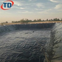 Черные геомембраны для прудов с креветками: HDPE/LDPE пленка-вкладыш 1.5мм, 2мм; барьер от корней деревьев 1мм; геомембрана для плотин 1мм