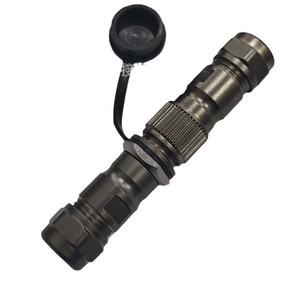 Connecteur aéronautique SFT12 M12 en alliage de zinc, montage sur panneau, cuivre plaqué or, 2, 3, 4, 5, 6, 7, 9 broches, pour remplacement de communication - Product Image 1