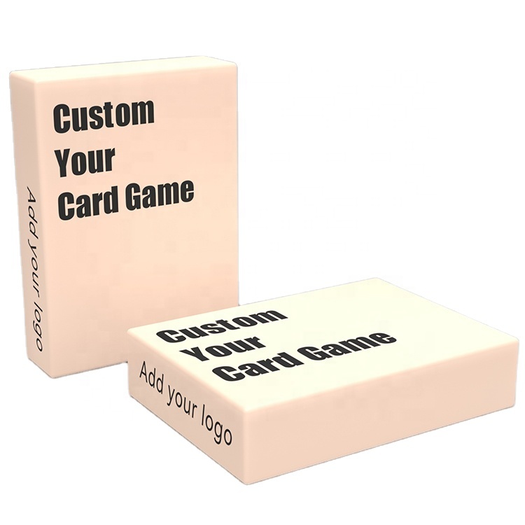 Custom Your Card Game Impressão Personalize Board Game Premium Card Games para Adultos