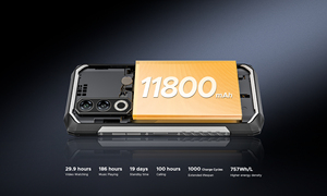 Doogee Blade20 Plus 4G Rugged Phone 6.6 Inch 15.8mm Slimmer Body 120HZ 64MP Main 20MP <b>Night</b> <b>Vision</b> 6+256GB 11800mAh 33W Charging - Product Image 6