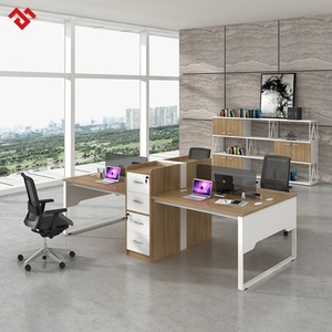 Postes de travail modulaires Haworth blancs économiques pour bureaux - Product Image 5