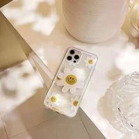 Funda de teléfono con soporte de flores de dibujos animados, carcasa de silicona anticaída para iPhone 13 13PRO11 11promax, novedad de 2022