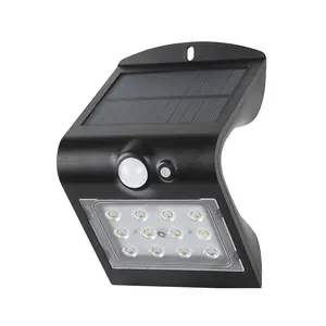 Battery replaceable Super Bright Solar Powered LED Wall Light with Motion Detector