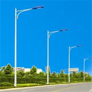 Lengan tunggal ganda 200w lampu jalan luminer kota led pencahayaan jalan luar ruangan