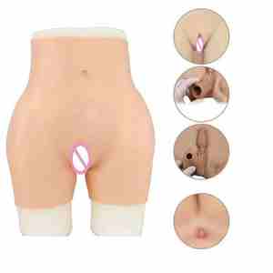 Pantalones con Vagina Artificial de Silicona Realista y Nalgas para Crossdressing de Hombre a Mujer Transgénero - Product Image 2