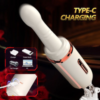 Freis prec heinrich tung Leistungs starke Silikon-Masturbation dildo maschine für Frauen mit 7 Vibrationen 7 Schub heizung Vibrator Sexspielzeug für Frauen