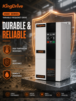 Variador de Frecuencia KingDrive, 380V Trifásico, 0.75-15kW, Industrial para Ventiladores y Bombas de Procesamiento de Alimentos, Precio de Fábrica, Certificación CE ISO, OEM ODM