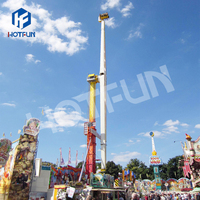 Ekstrem Booster Scream Ride Açık Hava Heyecan Karnavalı Eğlence Parkı Oyuncakları 360 Derece Dönen Heyecan Verici Booster Oyuncağı Satılık