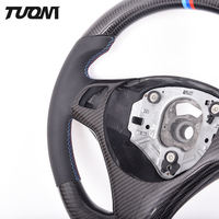 Volant en fibre de carbone à fond plat 100% authentique Bospeed pour BMW E92 E90