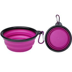Preço competitivo Tpe + Abs Dobrável Dobrável Portátil Pet Alimentação Água Bowl Silicone Bowl - Product Image 1