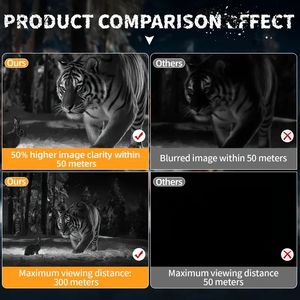 <span class=keywords><strong>Binoculares</strong></span> Digitales 4K de Alta Definición con Pantalla Grande, Dispositivo de Visión Nocturna Infrarroja <span class=keywords><strong>para</strong></span> Exteriores, Uso Dual Día/Noche - Product Image 3