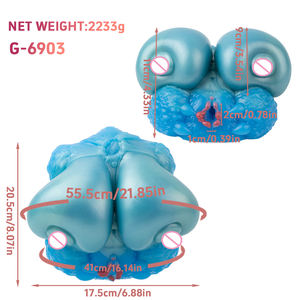 गीबा नरम सिलिकॉन स्तन डिजाइन पुरुष ओनाहोल यथार्थवादी बनावट सेक्स खिलौना पुरुषों के लिए फंतासी हस्तमैथुन - Product Image 3