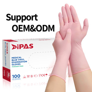 <span class=keywords><strong>Gants</strong></span> en nitrile <span class=keywords><strong>jetables</strong></span> roses à manches longues <span class=keywords><strong>de</strong></span> 12 pouces pour le nettoyage des <span class=keywords><strong>toilettes</strong></span>, la vaisselle et l'usage domestique - Product Image 1