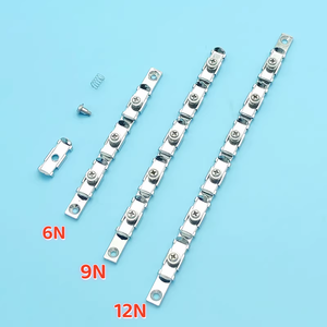 Accessoires <span class=keywords><strong>pour</strong></span> machine à broder informatisée Tajima : Assemblage de ligne à clip haute vitesse, Bande de <span class=keywords><strong>pression</strong></span> en acier inoxydable - Product Image 1